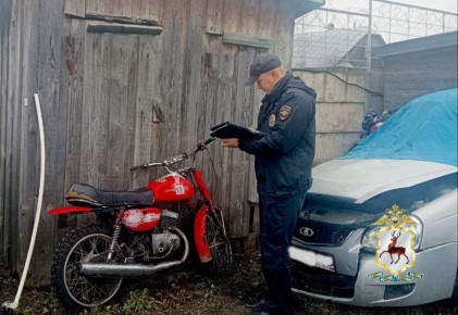 Житель Воскресенского округа лишился мотоцикла за повторную езду в состоянии алкогольного опьянения